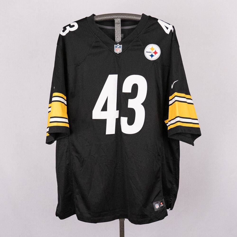 Nike NFL On Field Players Jersey Size 4XL Troy Polamalu Pittsburgh Steelers #43
